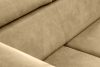 RATLO Ecksofa links mit Schlaffunktion in Leder-Optik in sandgelb sandfarben - Foto 13