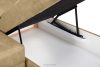 RATLO Ecksofa links mit Schlaffunktion in Leder-Optik in sandgelb sandfarben - Foto 14