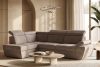 RATLO Ausklappbares Ecksofa mit Bettzeugcontainer beige links beige - Foto 2