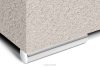 RATLO Ausklappbares Ecksofa mit Bettzeugcontainer hellbeige links Bouclé hellbeige - Foto 10