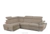 RATLO Ecksofa links mit Schlaffunktion und Bettzeugcontainer in dunkelbeige dunkelbeige - Foto 3