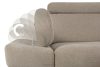 RATLO Ecksofa links mit Schlaffunktion und Bettzeugcontainer in dunkelbeige dunkelbeige - Foto 9