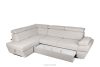 RATLO Ausklappbares Ecksofa mit Bettzeugcontainer braun links Bouclé braun - Foto 5