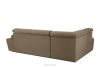 RATLO Ecksofa links mit Schlaffunktion und Bettzeugcontainer in hellbraun hellbraun - Foto 5