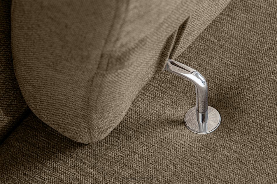 RATLO Ecksofa links mit Schlaffunktion und Bettzeugcontainer in hellbraun hellbraun - Foto 7