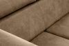 RATLO Ecksofa links mit Schlaffunktion in Leder-Optik in cappuccinobraun cappuccino - Foto 13