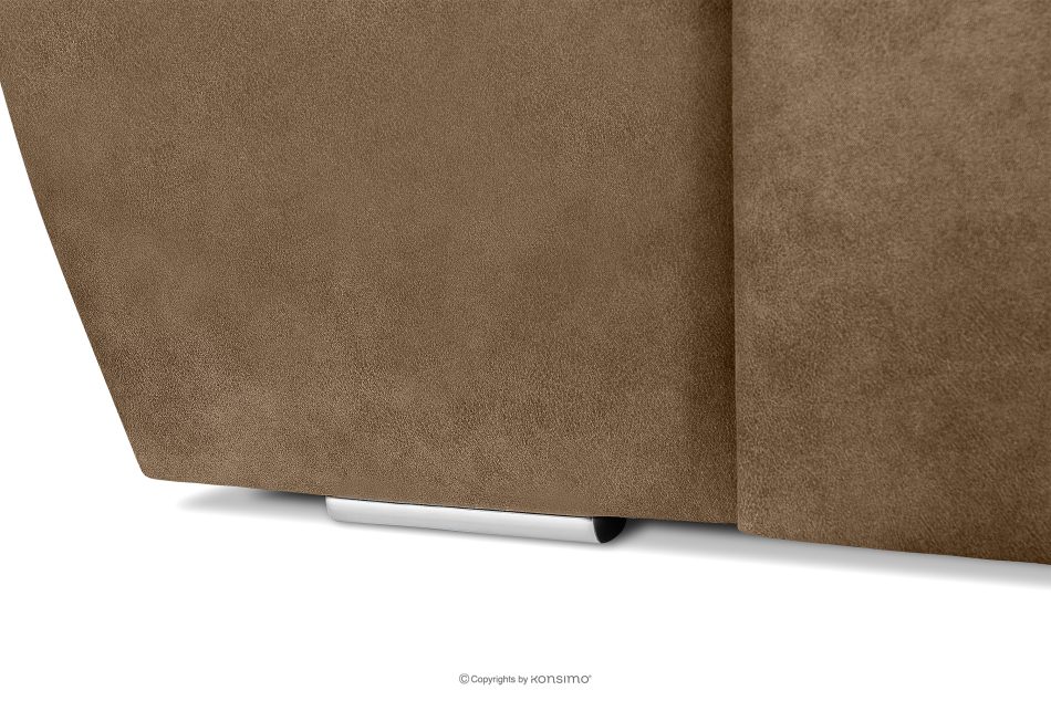 RATLO Ecksofa links mit Schlaffunktion in Leder-Optik in cappuccinobraun cappuccino - Foto 13