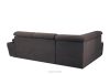 RATLO Ecksofa links mit Schlaffunktion und Bettzeugcontainer in marineblau/braun marineblau/braun - Foto 5