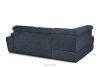 RATLO Ausklappbares Ecksofa mit Bettzeugcontainer navy blau links marineblau - Foto 7