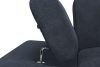 RATLO Ausklappbares Ecksofa mit Bettzeugcontainer navy blau links marineblau - Foto 10