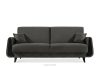 GUSTAVO III Sofabett Velours elegant anthrazit anthrazit - Foto 1