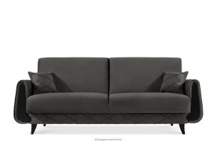 GUSTAVO III, https://konsimo.de/kollektion/gustavo-iii/ Sofabett Velours elegant anthrazit anthrazit - Foto