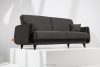 GUSTAVO III Sofabett Velours elegant anthrazit anthrazit - Foto 2