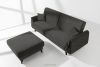 GUSTAVO III Sofabett Velours elegant anthrazit anthrazit - Foto 15