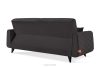 GUSTAVO III Dreisitzer-Sofa aus Velours graphit graphit - Foto 4