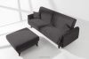 GUSTAVO III Dreisitzer-Sofa aus Velours graphit graphit - Foto 15