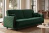 GUSTAVO III Schlafsofa eleganter Velours dunkelgrün Dunkelgrün - Foto 12