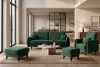 GUSTAVO III Schlafsofa eleganter Velours dunkelgrün Dunkelgrün - Foto 13