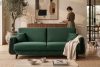 GUSTAVO III Schlafsofa eleganter Velours dunkelgrün Dunkelgrün - Foto 14
