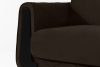 GUSTAVO III Schlafsofa eleganter Velours braun braun - Foto 6