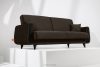 GUSTAVO III Schlafsofa eleganter Velours braun braun - Foto 2