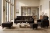 GUSTAVO III Schlafsofa eleganter Velours braun braun - Foto 13