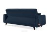 GUSTAVO III Dreisitzer-Sofa in Stoff Velours ausziehbar navy blau marineblau - Foto 4