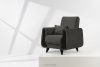 GUSTAVO III Velours Sessel elegant anthrazit anthrazit - Foto 2