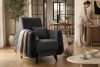 GUSTAVO III Velours Sessel elegant anthrazit anthrazit - Foto 13