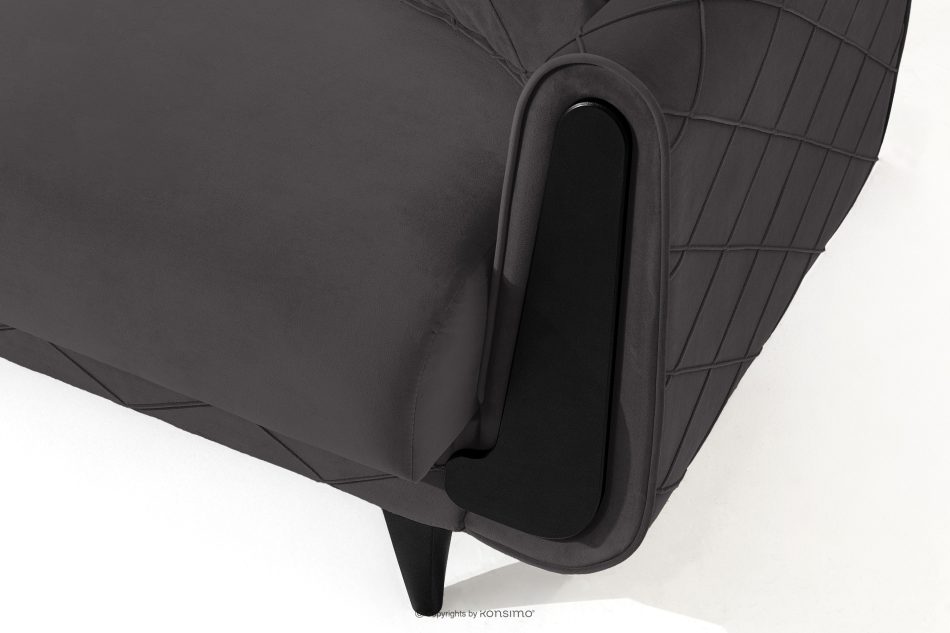 GUSTAVO III Sessel Velours elegant graphit graphit - Foto 8