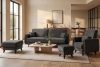 GUSTAVO III Sessel Velours elegant graphit graphit - Foto 12