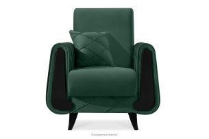 GUSTAVO III, https://konsimo.de/kollektion/gustavo-iii/ Velours sessel elegant dunkelgrün dunkelgrün - Foto