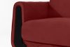 GUSTAVO III Sessel Velours elegant burgunderrot kastanienbraun - Foto 6