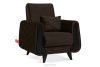 GUSTAVO III Velours sessel elegant braun braun - Foto 3