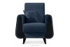 GUSTAVO III Sessel Velours elegant navy blau marineblau - Foto 1