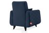 GUSTAVO III Sessel Velours elegant navy blau marineblau - Foto 4