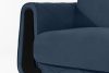 GUSTAVO III Sessel Velours elegant navy blau marineblau - Foto 6
