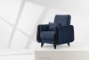 GUSTAVO III Sessel Velours elegant navy blau marineblau - Foto 2