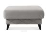 Sitzhocker elegant hellgrau