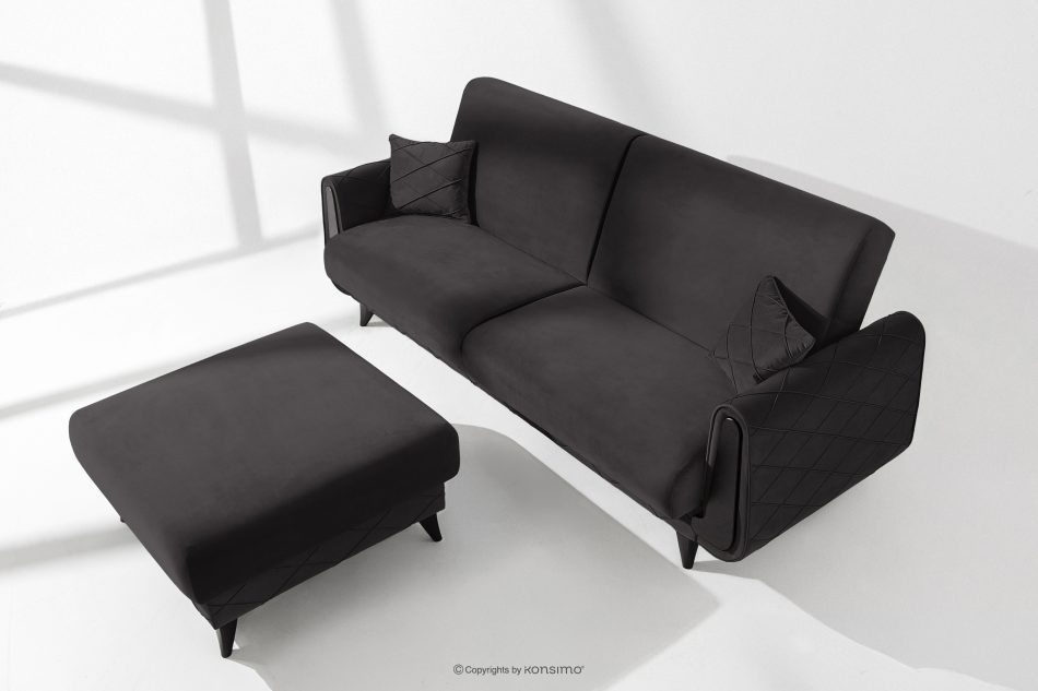 GUSTAVO III Sitzhocker elegant graphit graphit - Foto 6