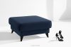 GUSTAVO III Sitzhocker elegant navy blau marineblau - Foto 2