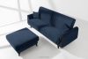 GUSTAVO III Sitzhocker elegant navy blau marineblau - Foto 7