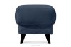 GUSTAVO III Sitzhocker mit Stauraum velours navy blau marineblau - Foto 1