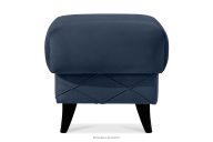 Sitzhocker mit Stauraum velours navy blau
