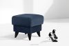 GUSTAVO III Sitzhocker mit Stauraum velours navy blau marineblau - Foto 2