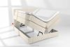 STRIX PRO Boxspringbett mittelhart 140 cm Doppelmatratze + HR-Topper Cordstoff weiß/ecru weiß/ecru - Foto 8