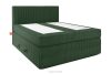 STRIX PRO Boxspringbett mittelhart 140 cm Doppelmatratze + HR-Topper Cordstoff dunkelgrün dunkelgrün - Foto 3