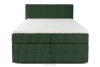 STRIX PRO Boxspringbett mittelhart 140 cm Doppelmatratze + HR-Topper Cordstoff dunkelgrün dunkelgrün - Foto 5