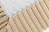 STRIX PRO Boxspringbett mittelhart 140 cm Doppelmatratze + HR-Topper Cordstoff sandfarben sandfarben - Foto 12