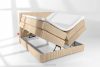 STRIX PRO Boxspringbett mittelhart 140 cm Doppelmatratze + Visco-Topper Cordstoff in Sandfarbe sandfarben - Foto 8